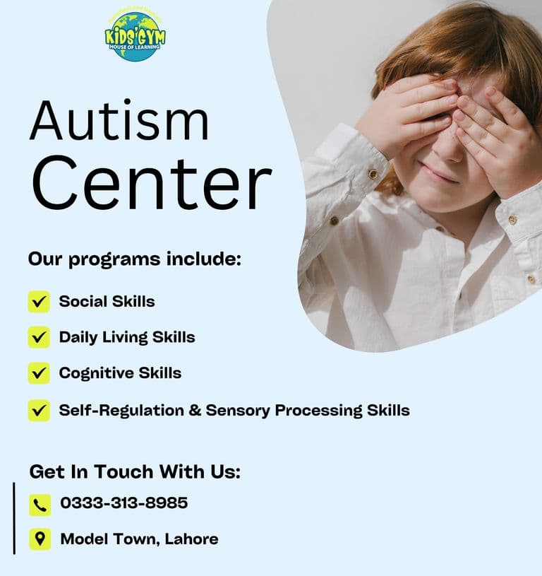Child engaged in individual sensory and cognitive development activity